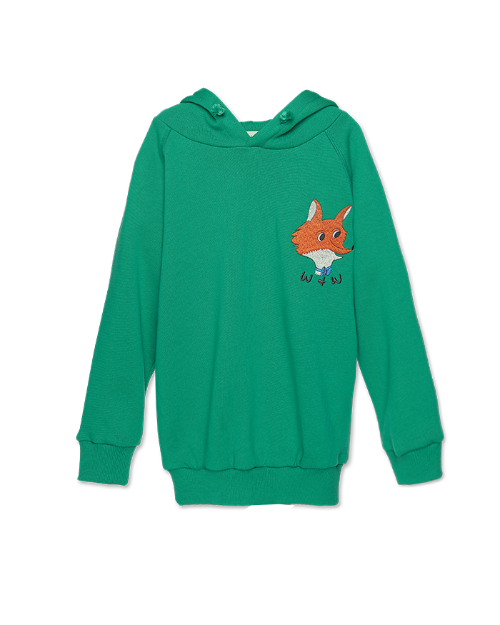 Green fox hoodie new arrivals