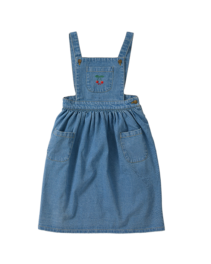 Denim Pinafore Dress