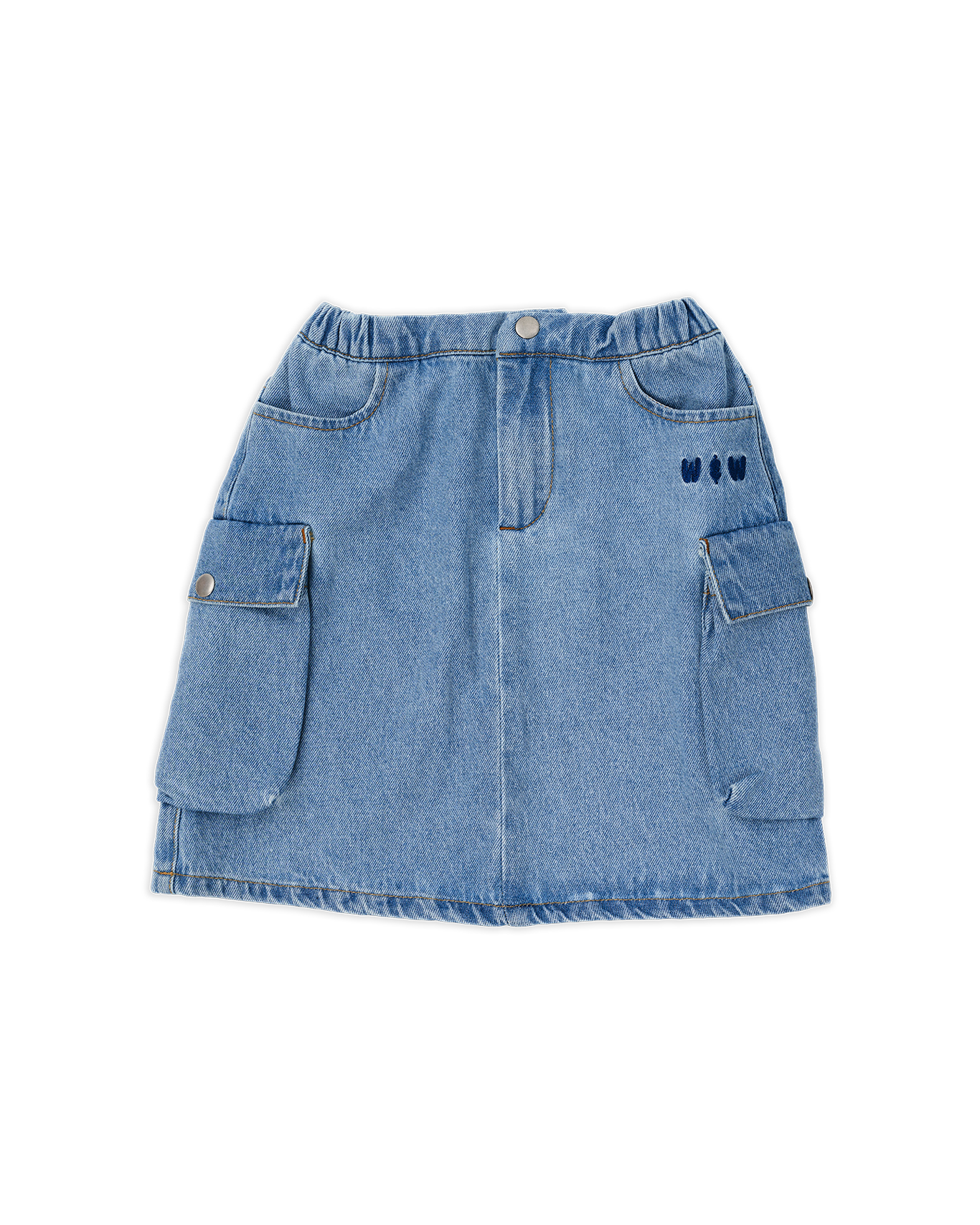 Cargo Denim Skirt