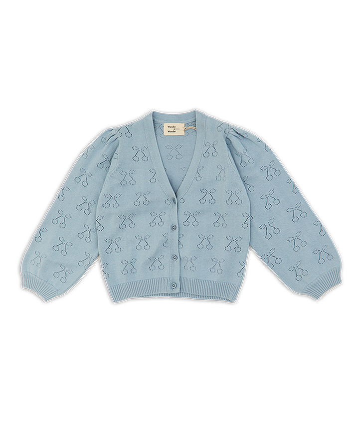 Cherries Pointelle Cardigan